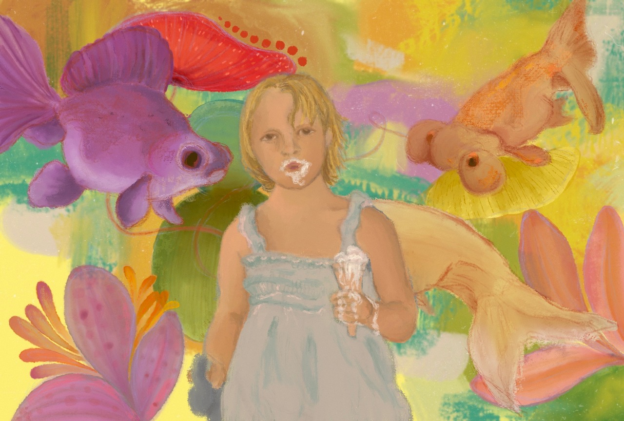 Digital artwork of The Beauty of Ugly by Margie Mitchem student at Istituto Marangoni Firenze