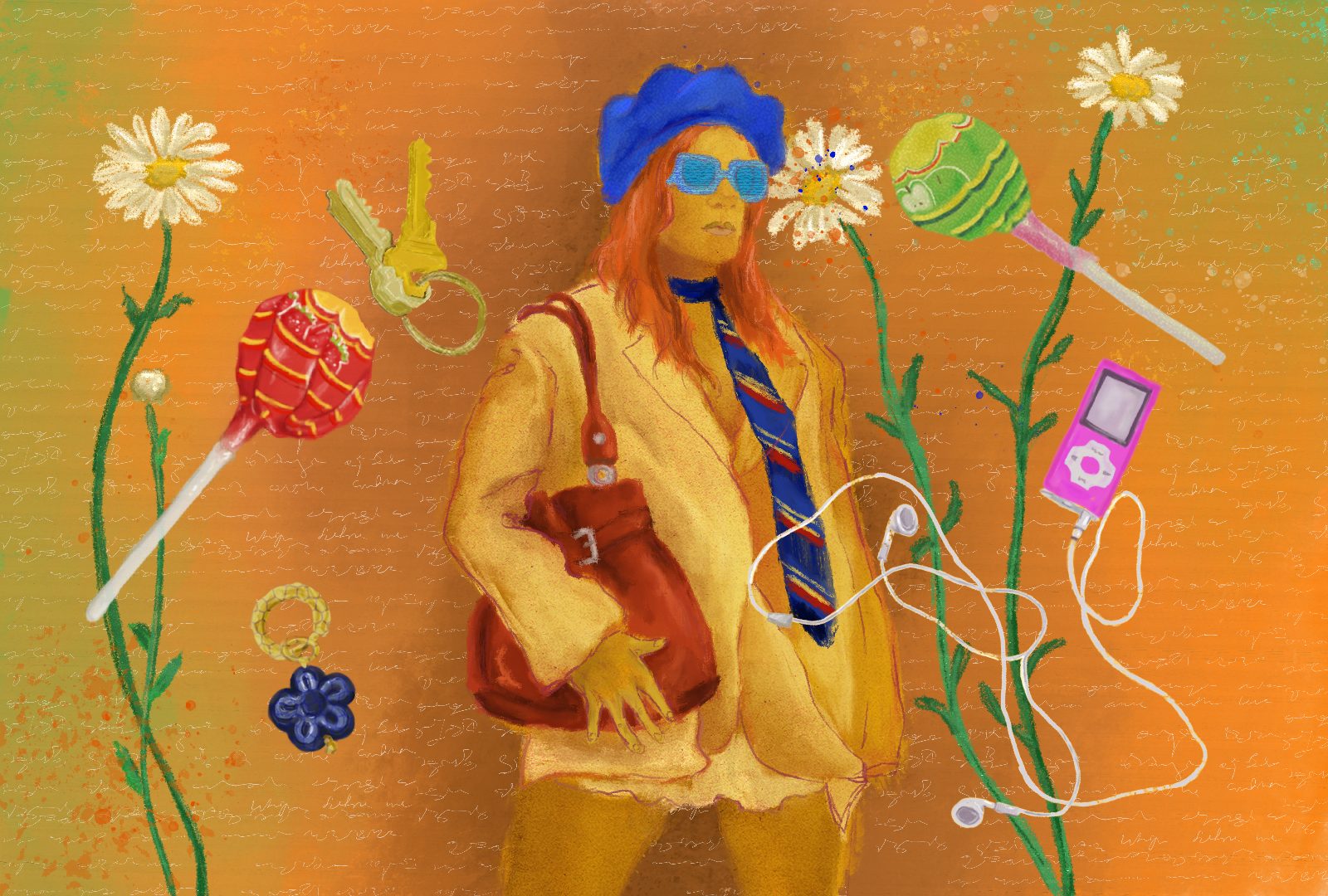 Digital artwork about The illusion of luxury by Margie Mitchem student at Istituto Marangoni Firenze