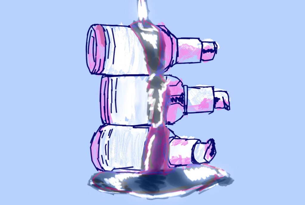 korean beauty serum bottles