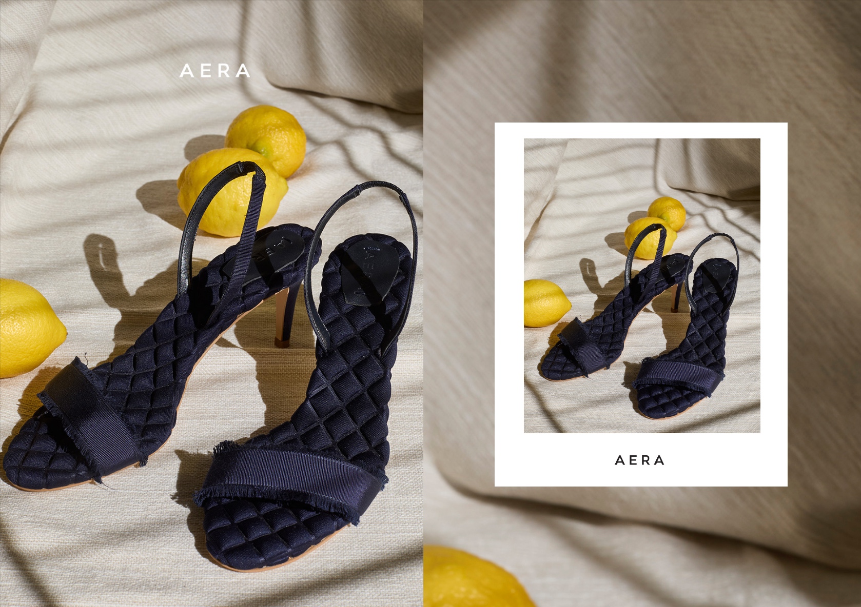 Aera vegan shoes with lemons Paolo Colaiocco