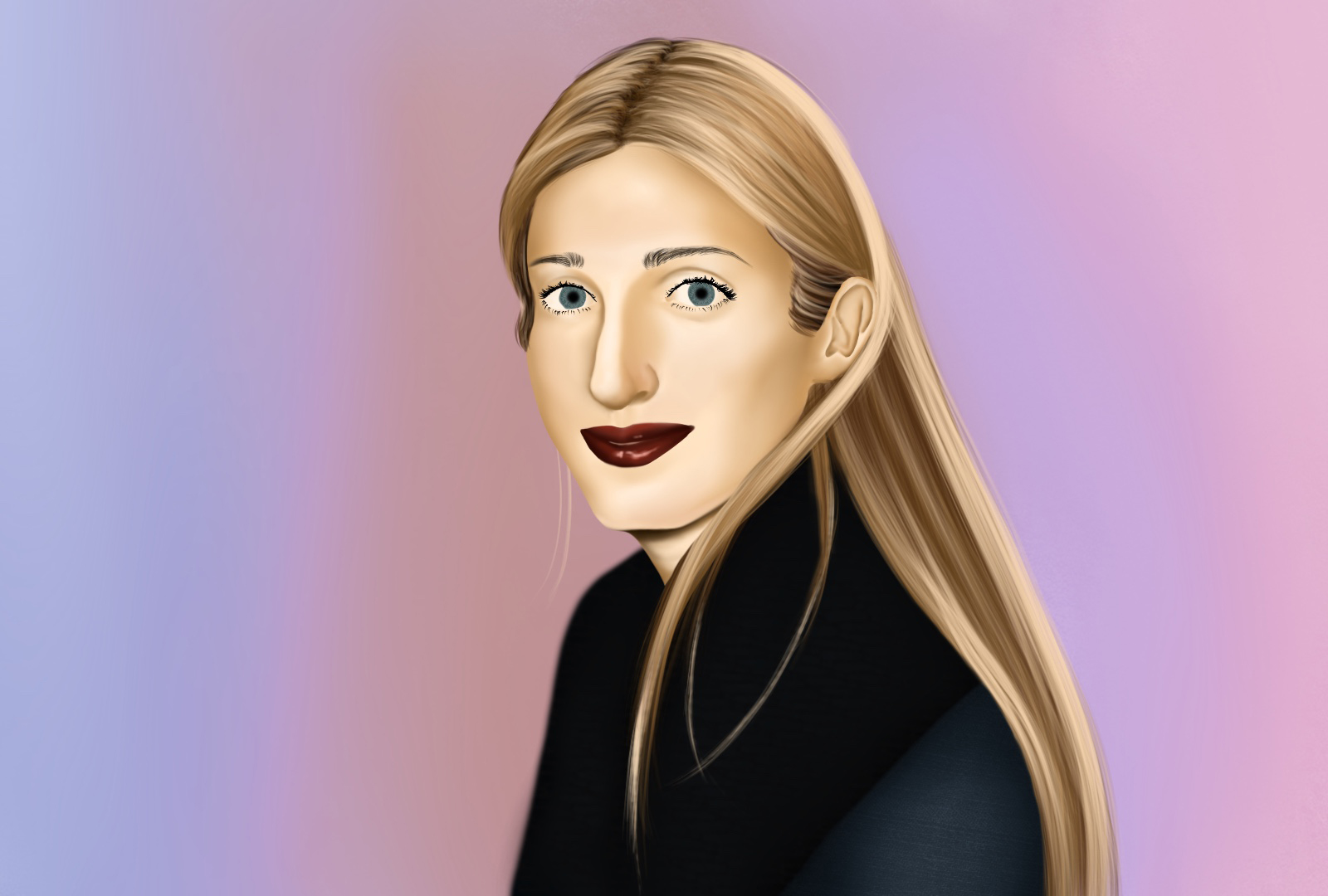 carolyn-bessette-artwork-by-iulia-ecaterina-paraschiv-istituto-marangoni-firenze