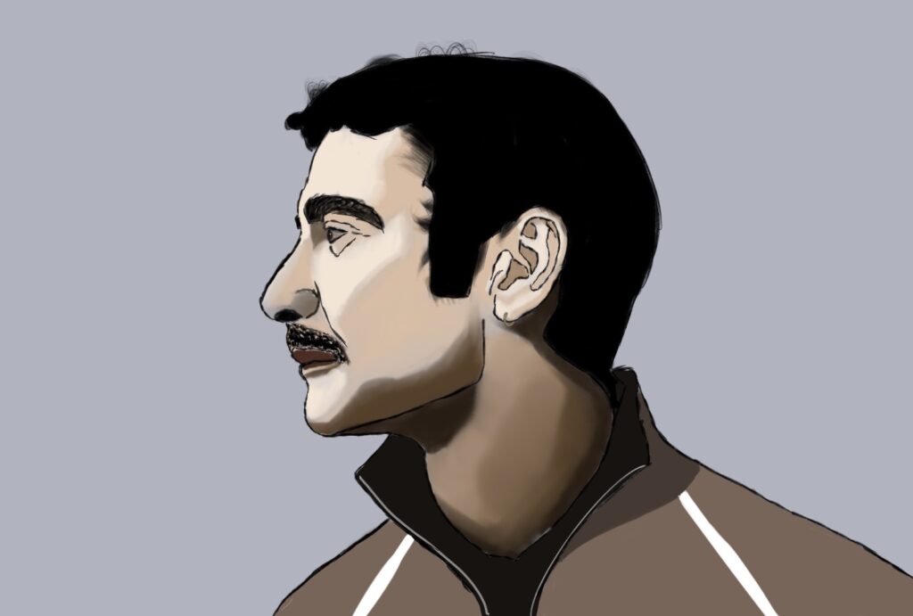 Portrait tribute to Dario Vitale and his role in the future of luxury fashion.