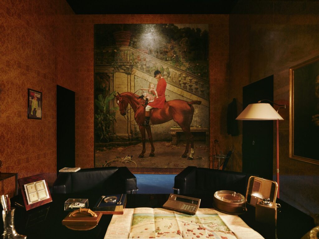palazzo gucci florenc Gucci Storia new exhibition Demna salotto