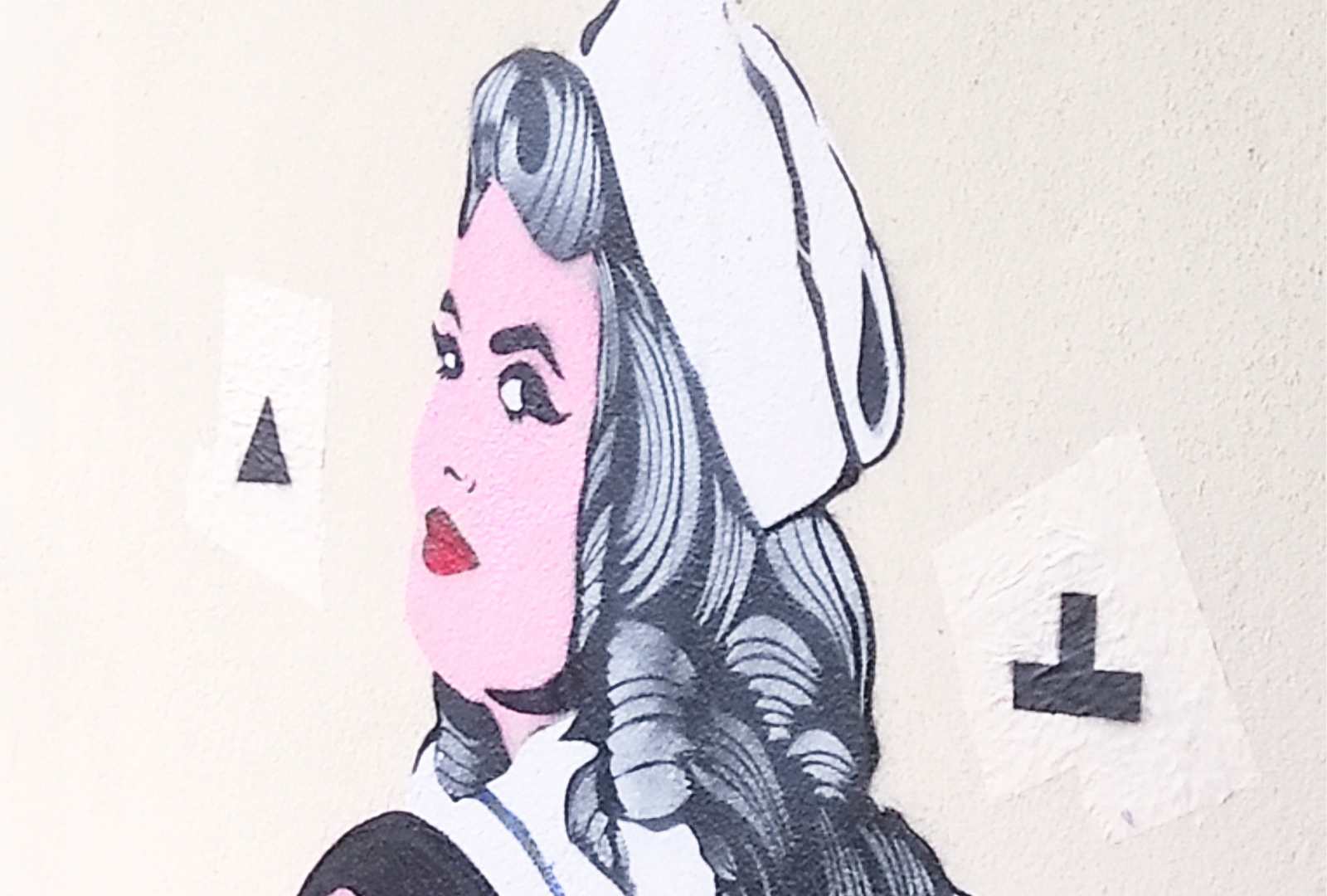 LABEN La Gorda murales stencil Società Canottieri Fiirenze