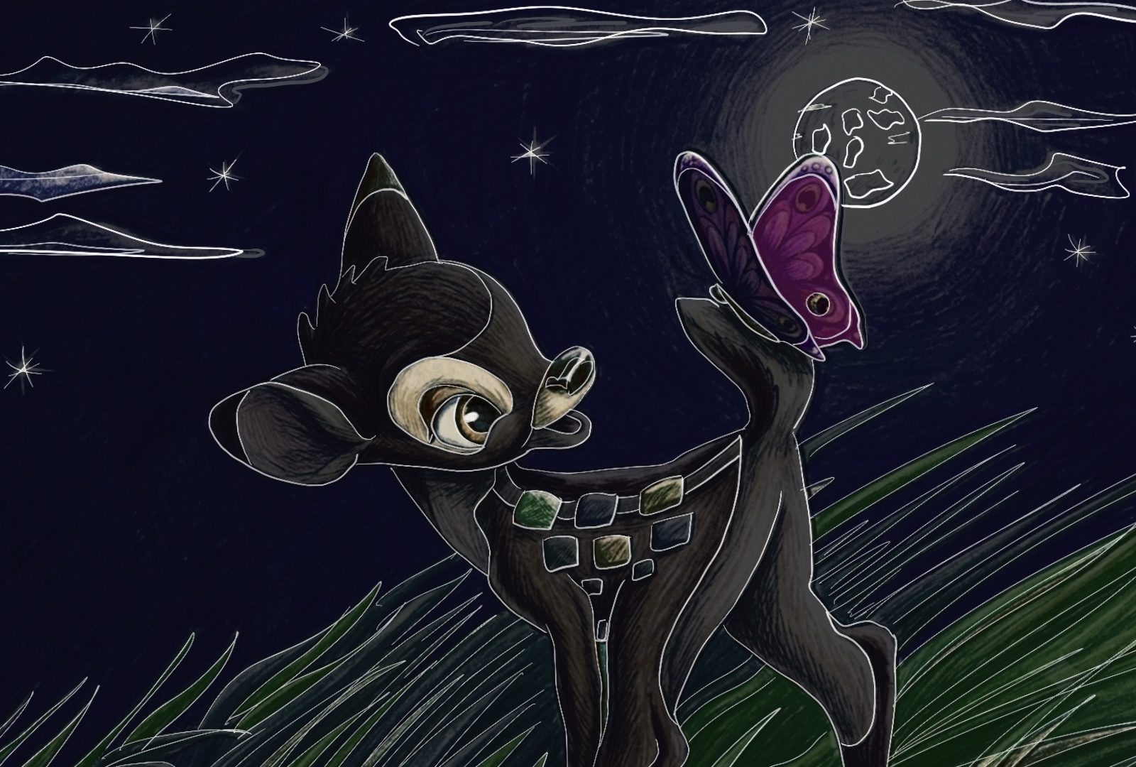bambi-felix-salten-digital-artwork-by-isabella-oliveira-medrado-istituto-marangoni-firenze