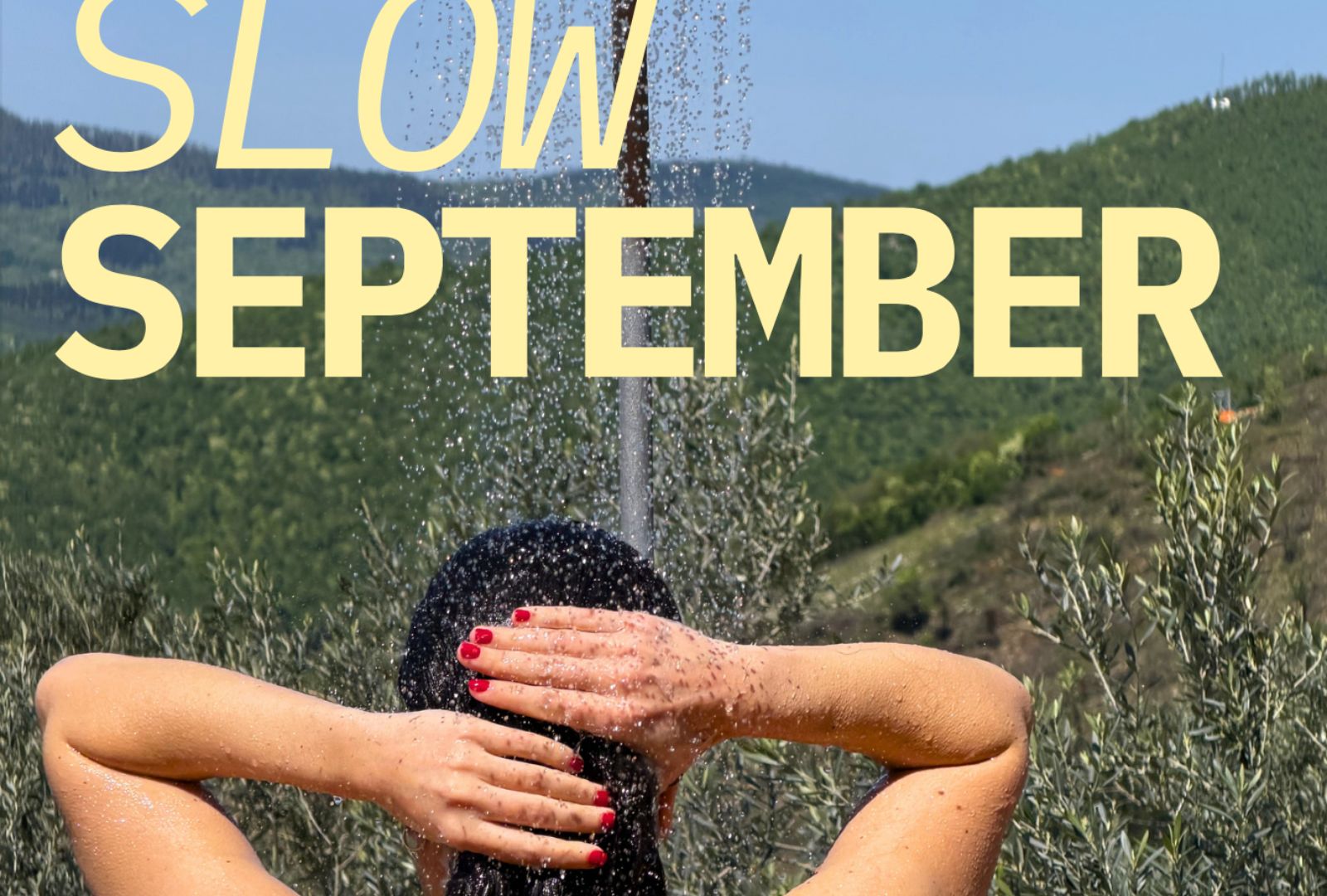 Slow September: A Tuscan Reset Casa Corliano shower